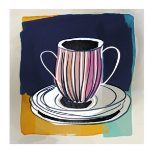 Tranquil Coffee Moment - 50cm×50cm