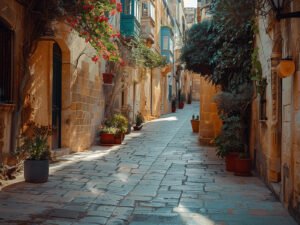 Quiet Corner of Malta - 13cm×18cm