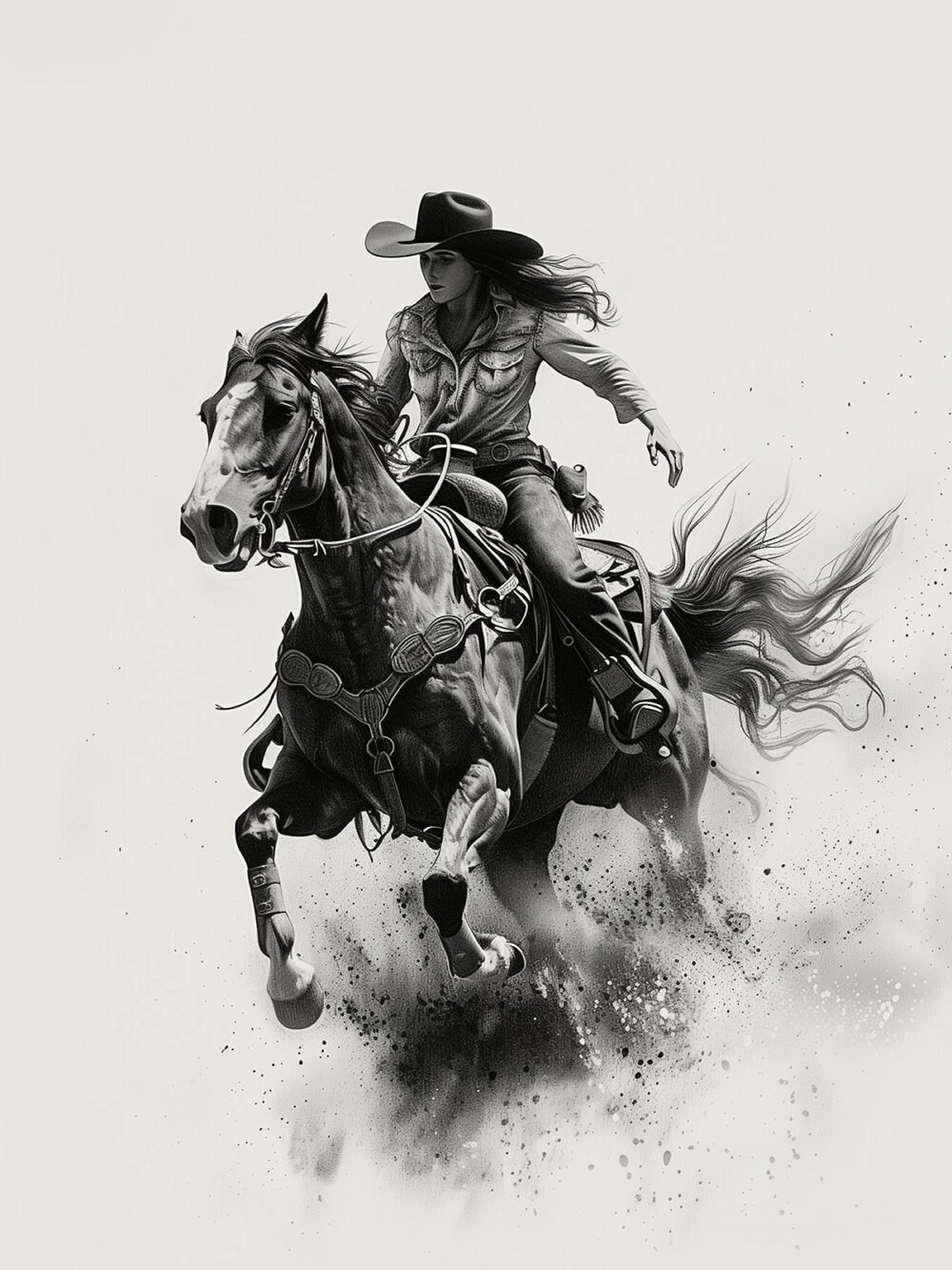 Galloping Cowgirl