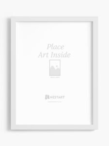 Wood picture frame white - 13cm×18cm