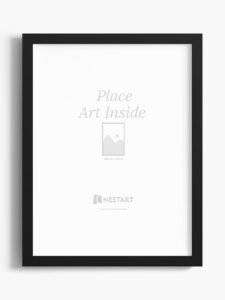 Wood picture frame black - 13cm×18cm