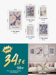 Floral Romance Gallery Walls
