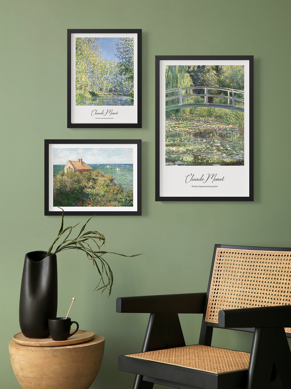 Claude Monet-Bridge Over A Pond Of Water Lilies - Image 2