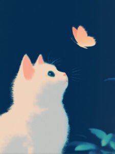 Moonlight Encounter - 13cm×18cm