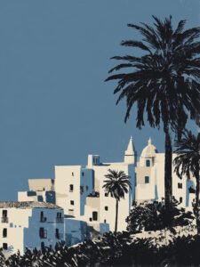 Malta in Blue Style B - 13cm×18cm