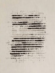 Fragmented Message - 13cm×18cm