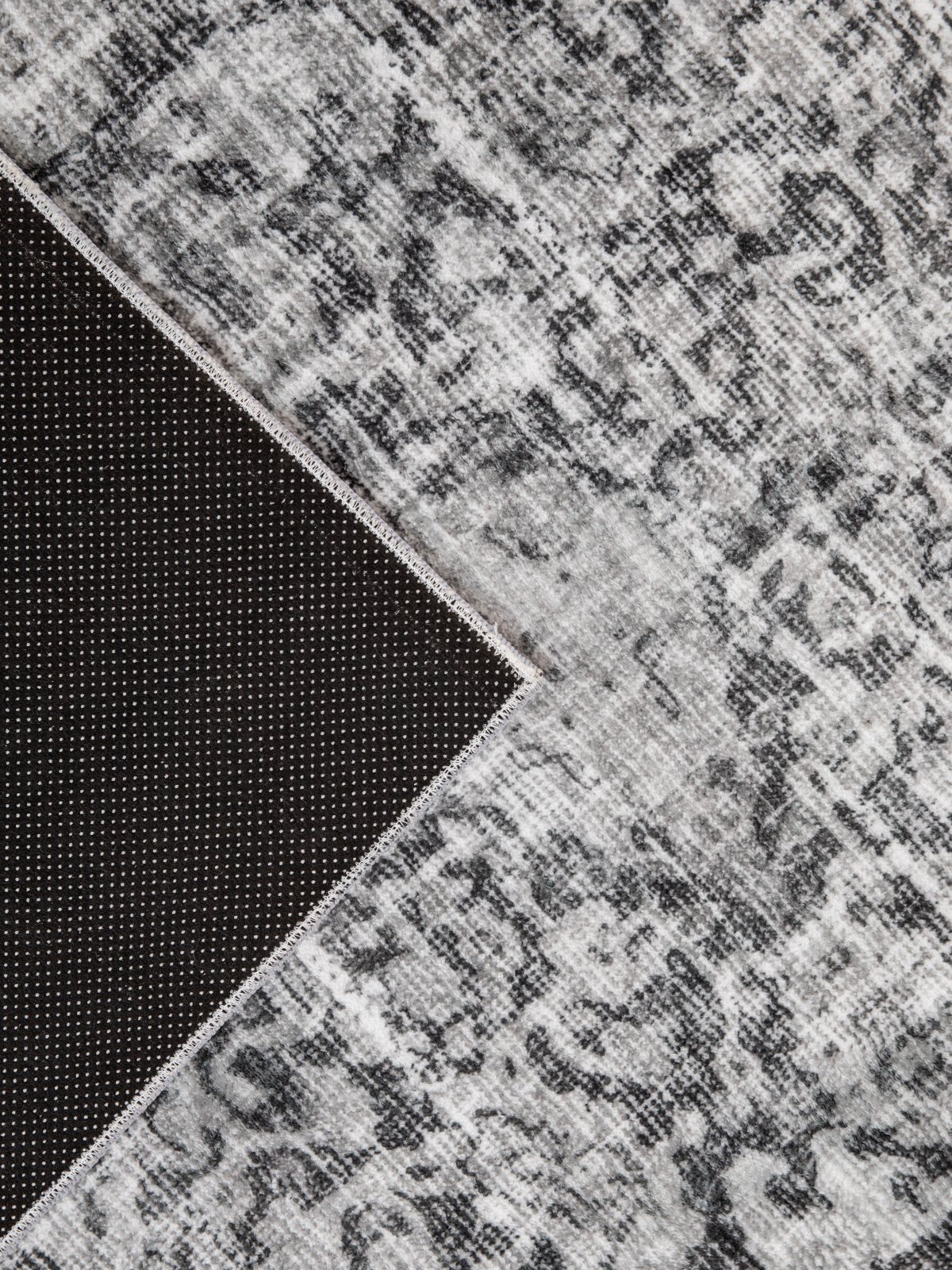 Dusk Echo Grey Vintage Area Rug – Fitted Floor Carpet Malta (160×230 cm) - Image 4