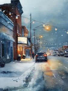 Winter Glow - 13cm×18cm