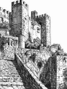 Fortress of Stone Style B - 13cm×18cm