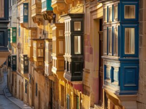 Sunlight in the Colorful Alley - 13cm×18cm