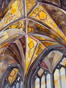 The Splendor of the Domes in St. John's Co-Cathedral Style C - 13cm×18cm