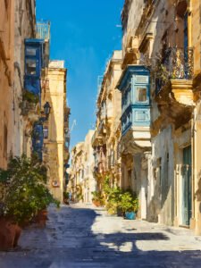 Stone Alley in the Sun - 13cm×18cm