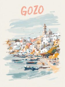 Melody of the Shore - 13cm×18cm