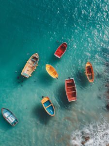 Colorful Waltz on the Sea - 13cm×18cm