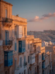 Malta at Sunset - 13cm×18cm