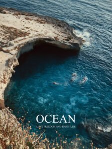 Heart of the Deep Blue - 13cm×18cm