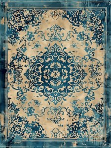 Woven in Blue - 13cm×18cm