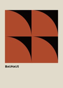 Bauhaus Minimal Geometry - 50cm×50cm