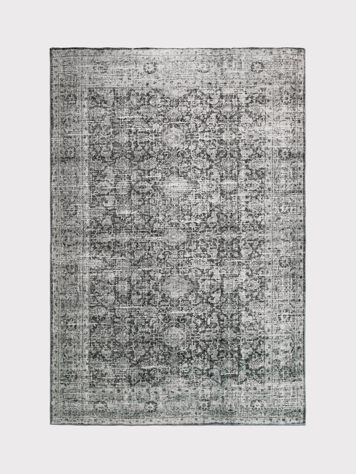 Dusk Echo Grey Vintage Area Rug – Fitted Floor Carpet Malta (160×230 cm) - Image 5