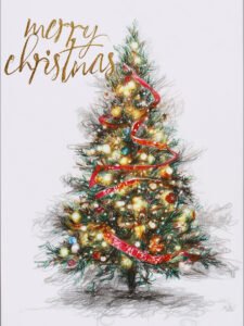 The Enchanted Christmas Tree - 13cm×18cm