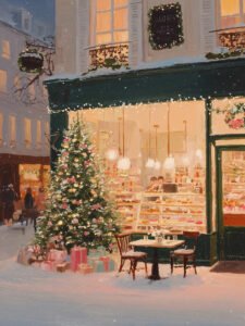 Christmas Dessert House - 13cm×18cm