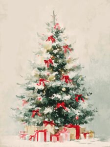 The Gifted Christmas Tree - 13cm×18cm