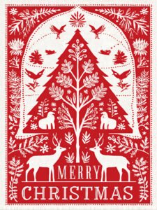 Christmas Silhouette - 13cm×18cm