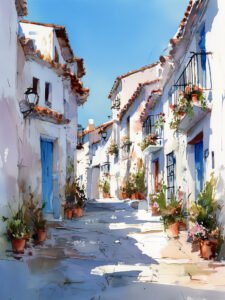 Path of Blossoms - 13cm×18cm