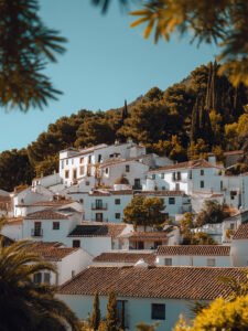White Houses on the Hills - 13cm×18cm