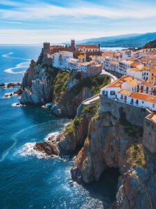 Clifftop Fortress - 13cm×18cm