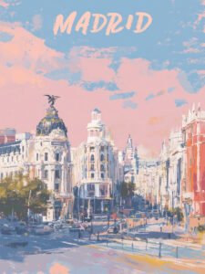 Madrid Impression - 13cm×18cm