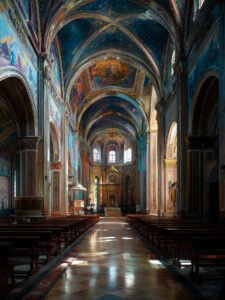 The Divine Light of Cathedral Vault - 13cm×18cm