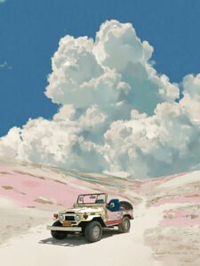 Journey Beneath the Clouds - 13cm×18cm