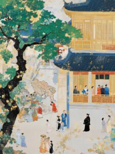 Chang’an Beneath the Old Tree - 13cm×18cm