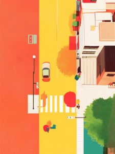 The Rhythm of the Street Model B - 13cm×18cm