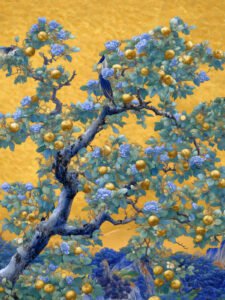 Stillness on an Autumn Branch - 13cm×18cm