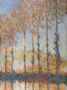 Claude Monet-The Four Trees - 13cm×18cm