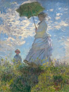 Claude Monet-Woman with a Parasol - 13cm×18cm