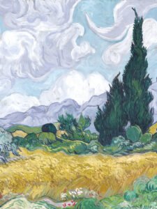 Van Gogh-Wheat Field with Cypresses - 13cm×18cm