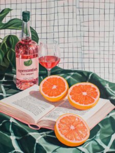 ‌Tipsy Fruity Reading Time - 13cm×18cm