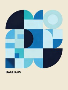 Bauhaus Rhythm of Geometry - 13cm×18cm