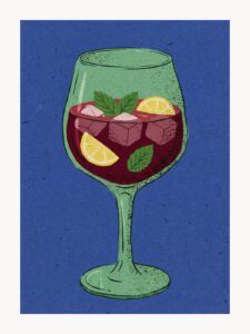 Sangria Glow - 13cm×18cm