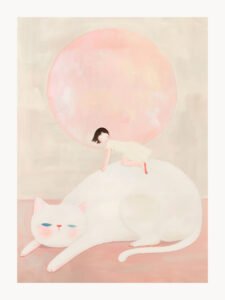 Dream on the Cat's Back - 13cm×18cm