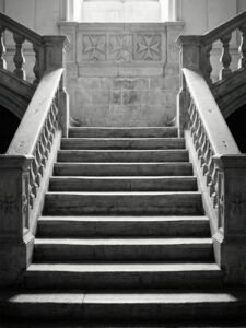 Castle Stairs - 13cm×18cm