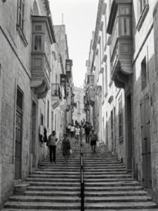 Old Town Steps - 13cm×18cm