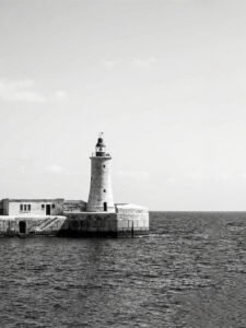 Lighthouse Under Clear Sky - 13cm×18cm
