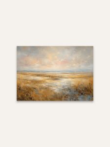 Fields under Open Light - 13cm×18cm