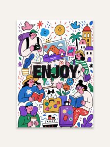Colorful Holiday - 13cm×18cm