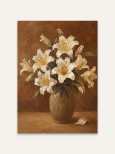 Old Dreams of Lilies - 13cm×18cm