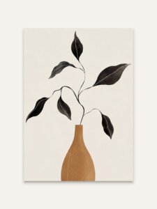 Ink Shadows in Terracotta - 13cm×18cm